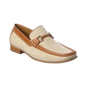 Donald Pliner Danner Jute & Leather Loafer, Brown